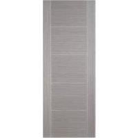 LPD Internal Vancouver 5 Panel Pre-Finished Light Grey Solid Core Door - 838 x 1981mm