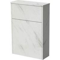 Wickes Tallinn White Marble Toilet Unit - 890 x 600mm