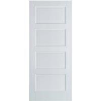 LPD Internal Contemporary 4 Panel Primed White FD30 Fire Door - 838 x 1981mm