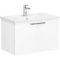 VitrA Root Gloss White Wall Hung Vanity Unit & Basin - 600 x 415mm