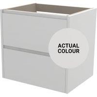 Duarti By Calypso Beaufort 600mm Full Depth 2 Drawer Wall Hung Vanity Unit - Grey Varnish