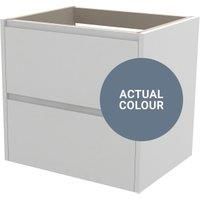 Duarti By Calypso Beaufort 600mm Full Depth 2 Drawer Wall Hung Vanity Unit - Bermuda Blue