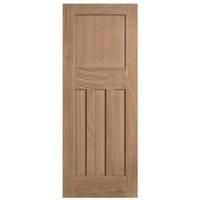 LPD Internal DX 30s Unfinished Oak Solid Core Door - 813 x 2032mm