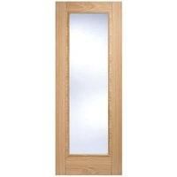 LPD Internal Vancouver 1 Lite Pattern 10 Pre-Finished Solid Oak Core Door - 838 x 1981mm