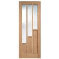 LPD Internal Coventry 3 Lite Pre-Finished Oak Solid Core Door - 838 x 1981mm