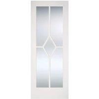 LPD Internal Reims 5 Lite Glazed Primed White Solid Core Door - 762 x 1981mm