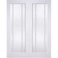 LPD Internal Lincoln Pair Primed White Solid Core Door - 1524 x 1981mm