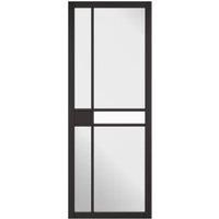 LPD Internal Greenwich 5 Lite Primed Black Solid Core Door - 838 x 1981mm