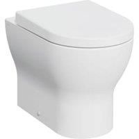 Kerala Round Smooth Flush Back To Wall Toilet Pan & Soft Close Seat