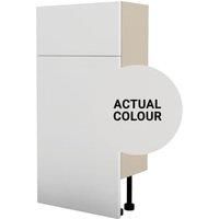 Duarti By Calypso Cascade 400mm Floor Reaching Slimline Toilet Unit - Mirror Grey