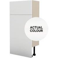 Duarti By Calypso Beaufort 400mm Floor Reaching Slimline Toilet Unit - White Varnish