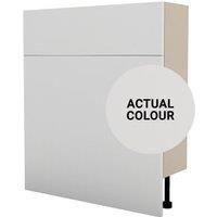 Duarti By Calypso Cascade 700mm Floor Reaching Slimline Toilet Unit - Mirror Grey