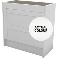 Duarti By Calypso Highwood 800mm Slimline 2 Drawer Floor Standing Vanity Unit - Matt White