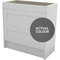 Duarti By Calypso Highwood 800mm Slimline 2 Drawer Floor Standing Vanity Unit  Panther Grey