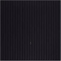 Garador Carlton Vertical Black Frameless Retractable Garage Door - 2134 x 2136mm