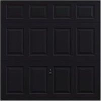 Garador Beaumont Panelled Black Frameless Canopy Garage Door - 2284 x 2136mm