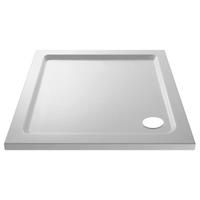 Wickes 40mm Pearlstone Square Shower Tray - 900 x 900mm