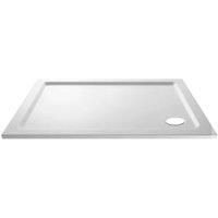 Wickes 40mm Pearlstone Rectangular Shower Tray - 1000 x 760mm