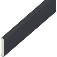 Wickes PVCu Anthracite Grey Cloaking Profile - 45mm x 2.5m - Pack of 5