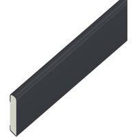 Wickes PVCu Anthracite Grey Cloaking Profile - 30mm x 2.5m - Pack of 5