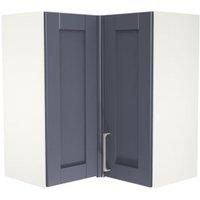 Wickes Ohio Navy L-Shape Corner Wall Unit - 625mm