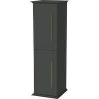 Duarti by Calypso Kentchurch Juniper Green Wall Hung Tower with Brass Handles - 340mm