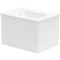Duarti by Calypso Burford Powder White Vanity with Elsdon Basin - 600mm