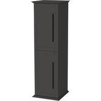 Duarti by Calypso Kentchurch Strata Grey Wall Hung Tower with Black Handles - 340mm