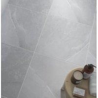 Wickes Boutique Porto Grey Matt Porcelain Wall& Floor Tile 600x600mm Pk/4