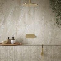 Wickes Boutique Harmony Natural Matt Porcelain Wall& Floor Tile 600x600mm Pk/3