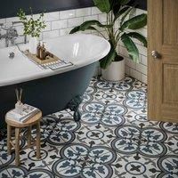 Wickes Boutique Atwood Patterned Matt Ceramic Wall & Floor Tile 250x250mm Pk/16