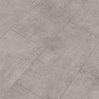 Ash Concrete 8mm Moisture Resistant Tile Effect Laminate Flooring - 2.53m2