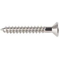 Wickes Stainless Steel Wood Screws - 4 x 30mm - Pack of 50