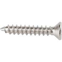 Wickes Stainless Steel Wood Screws - 3 x 20mm - Pack of 50
