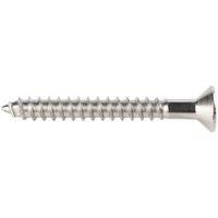 Wickes Stainless Steel Wood Screws - 3.5 x 30mm - Pack of 50