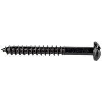 Wickes Black Japanned Wood Screws - 4 x 40mm - Pack of 25