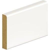 Wickes Pencil Round Fully Finished White Skirting - 14.5 x 94 x 2400mm - Pack of 4