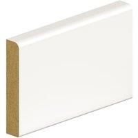 Wickes Pencil Round Fully Finished White Architrave - 14.5 x 44 x 2100mm - Pack of 5