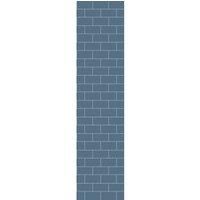 Multipanel Hydrolock Misty Blue Metro Tile Effect Shower Panel - 2400mm x 598 x 11mm
