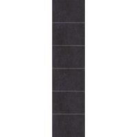 Multipanel Hydrolock Black Mineral Tile Effect Shower Panel - 2400 x 598 x 11mm