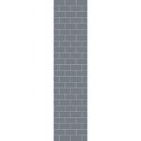Multipanel Hydrolock Monument Grey Metro Tile Effect Shower Panel - 2400 x 598 x 11mm