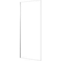 Nexa By Merlyn 8mm Chrome Frameless Wet Room Shower Screen Only - 2000 x 500mm