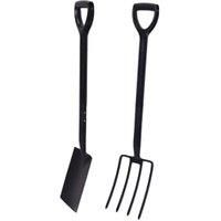 Wickes Carbon Steel Fork and Spade Set