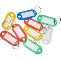 Keytags Assorted Colours - Pack of 9
