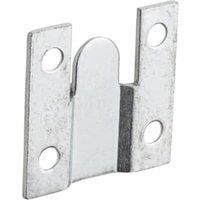 Medium Zinc Plated Flush Mount - Pack of 4