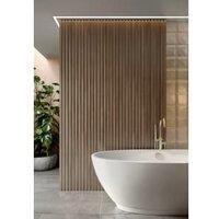 Corlea Walnut 2400mm Slatted Wall Panelling - Pack of 3