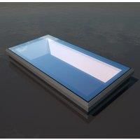 Double Glazed Flat Rooflight - Anthracite Grey - 1000 x 2000mm