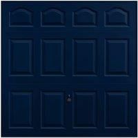 Garador Cathedral Panelled Framed Canopy Garage Door - Steel Blue - 2134 x 2136mm