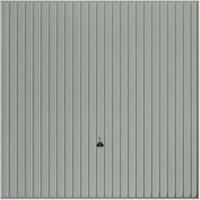 Garador Carlton Vertical Framed Canopy Garage Door - Agate Grey - 2134 x 2136mm