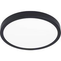 Eglo Fueva 5 1-Light LED Circular Ceiling Light - Black